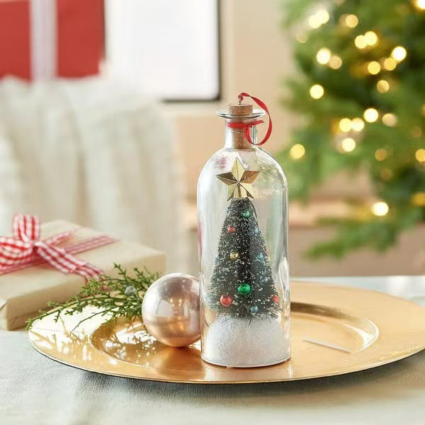 Christmas Tree Recording Message Bottle