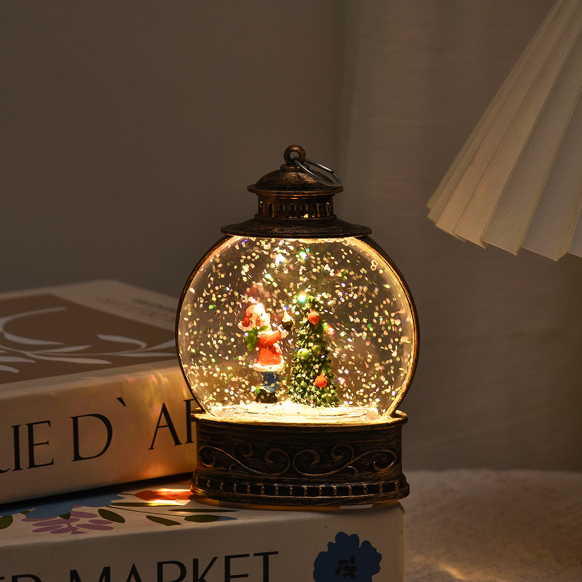 Christmas water-filled night light