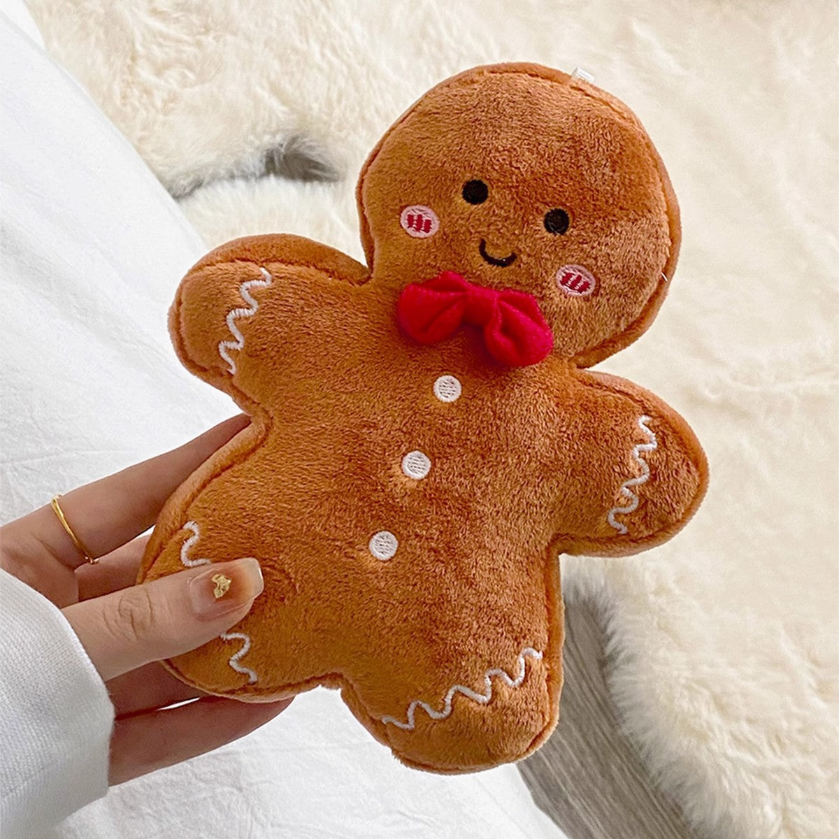 Cute Gingerbread Man Plush Toy