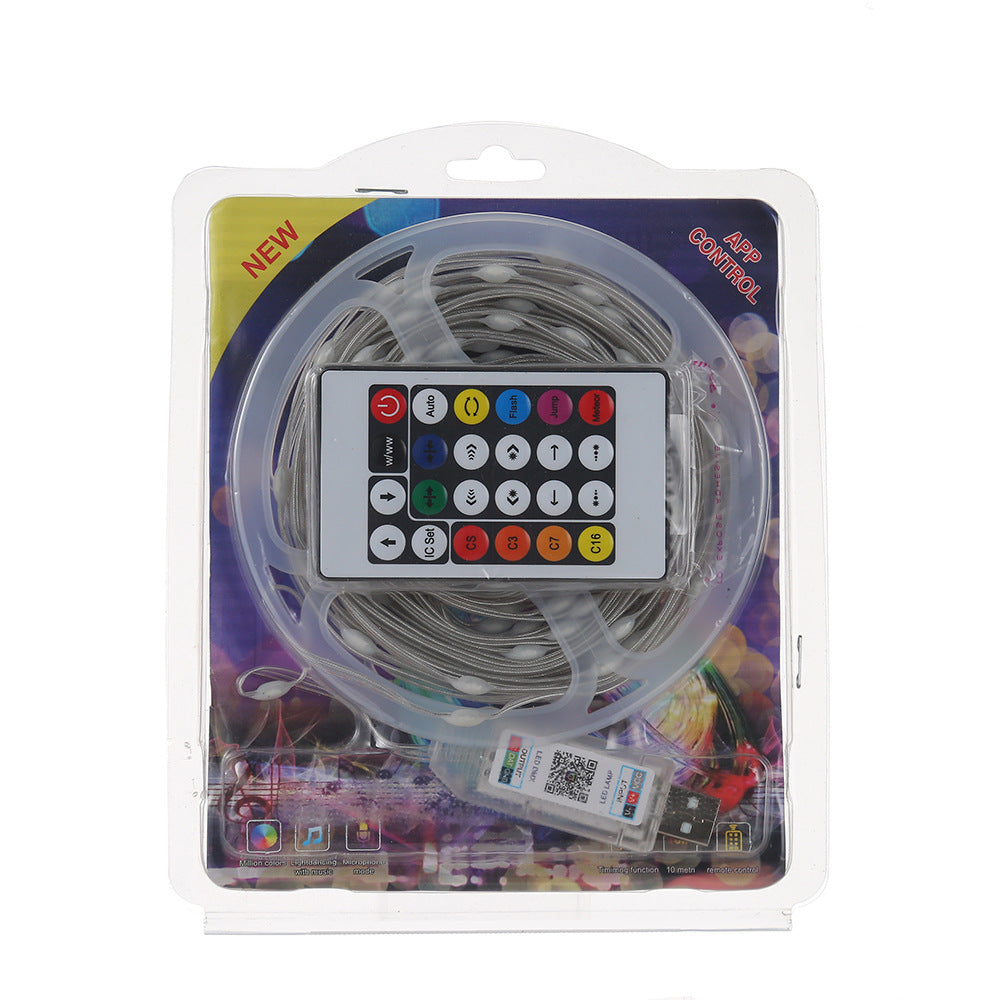 Bluetooth APP Controlled Color Changing Christmas Tree Light String