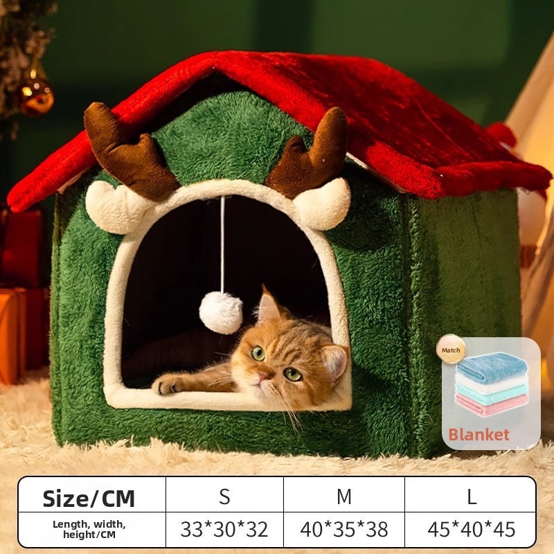 Christmas Reindeer Pet House