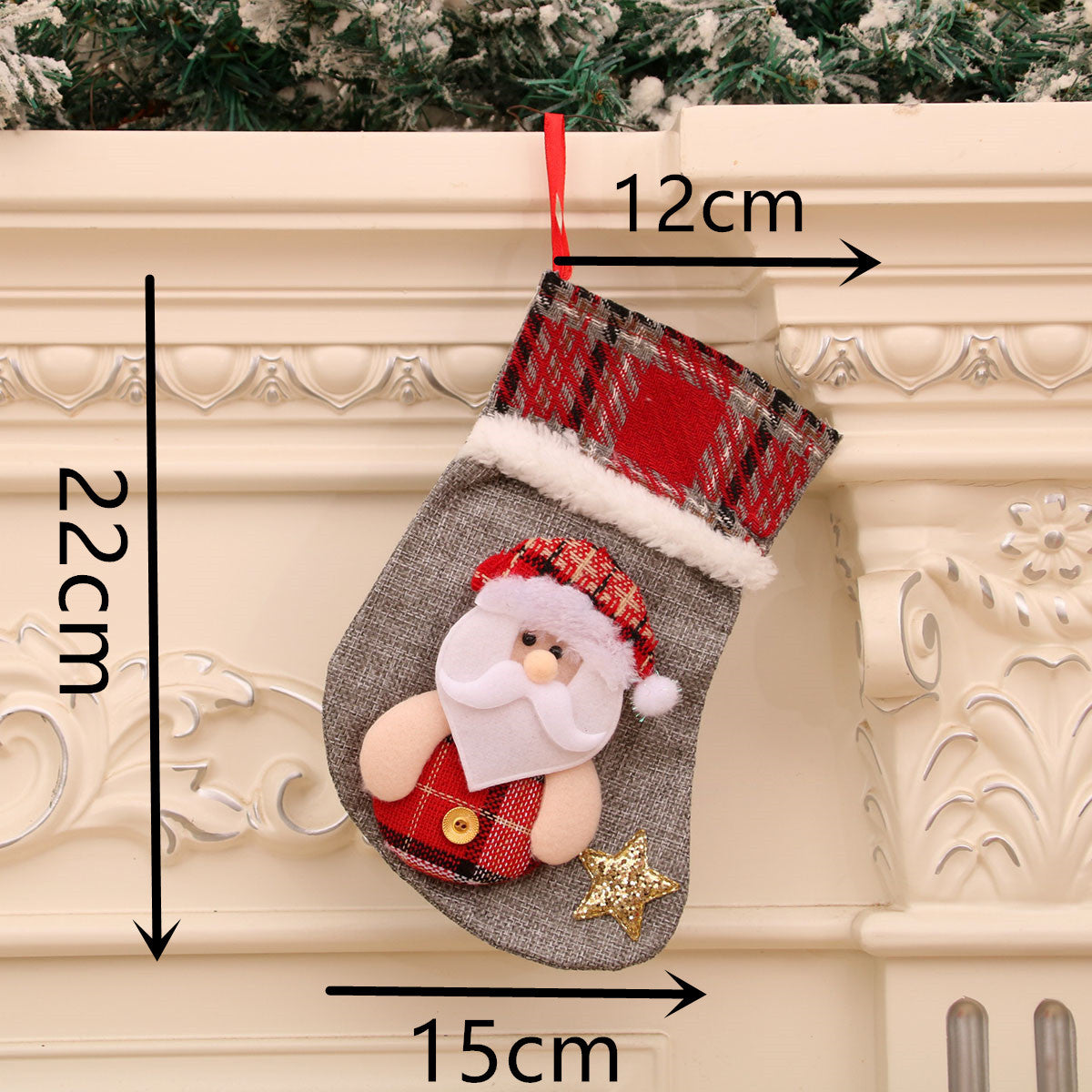 Christmas Gift Sock Hanging Bag