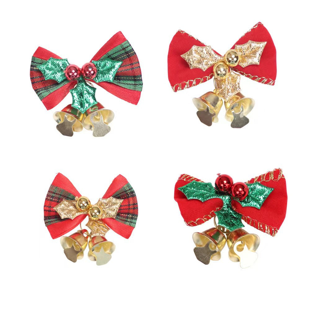 Christmas bow with bells