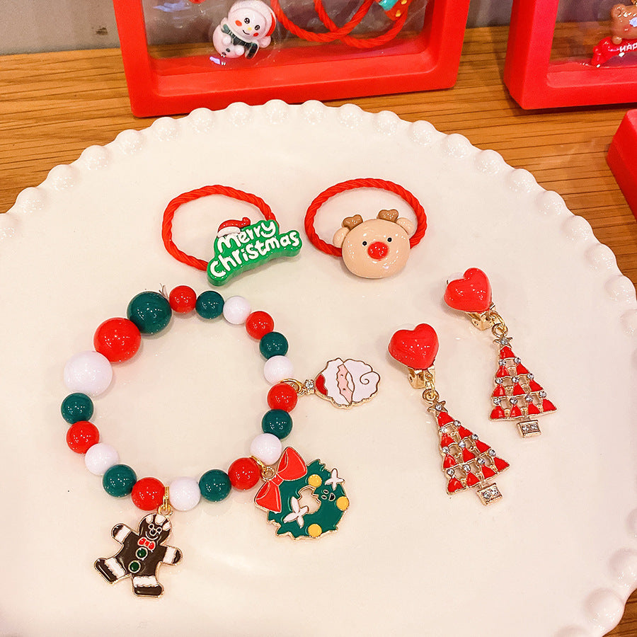 Christmas Themed Childrens Bracelet Set