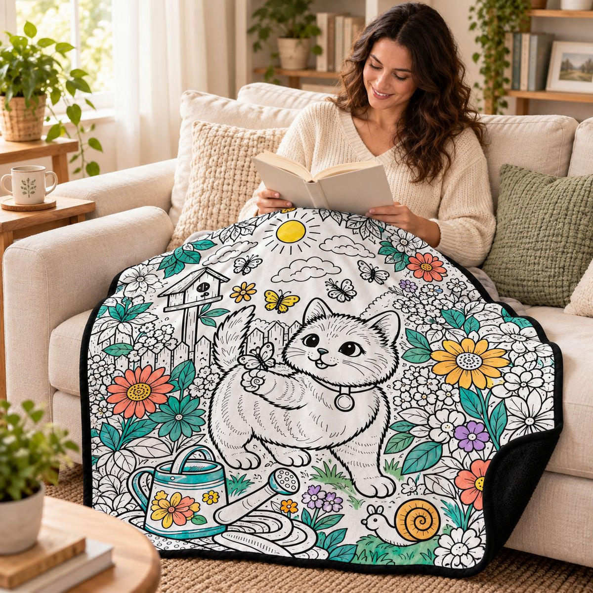 Christmas DIY Decal Blanket