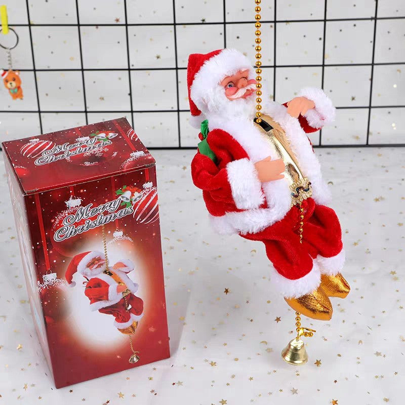 Electric Climbing Santa Claus Christmas Toy