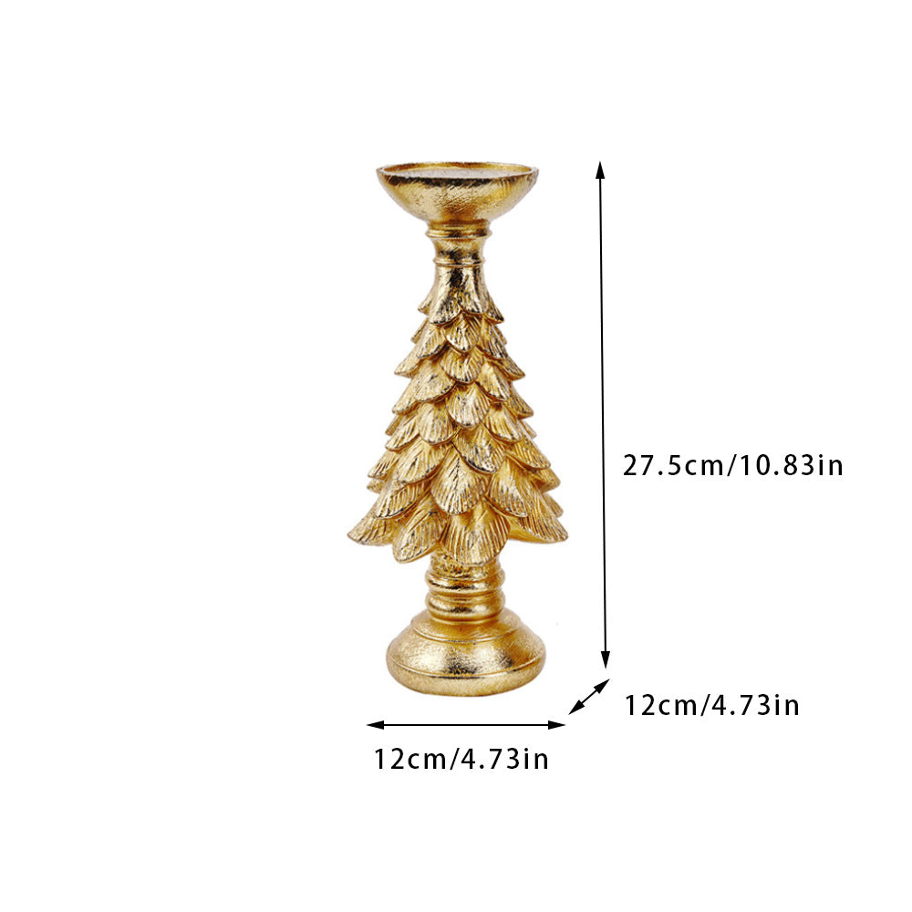 Christmas Tree Candle Holder Decor