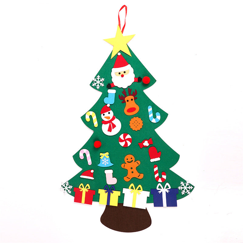 DIY Felt Christmas Tree with Ornaments