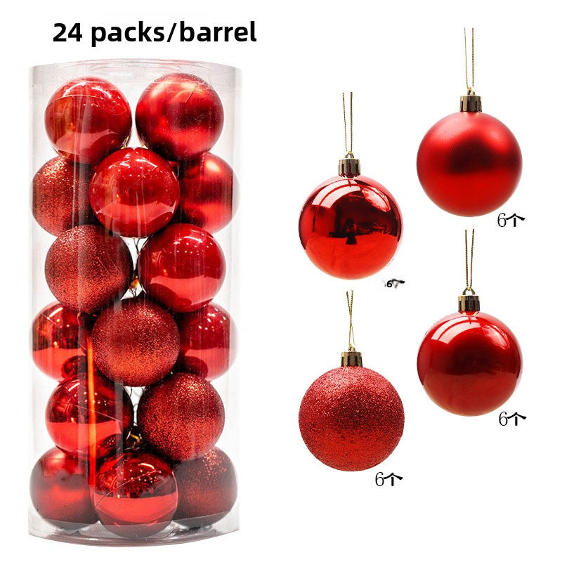 Plastic Electroplated Christmas Tree Decoration Balls
