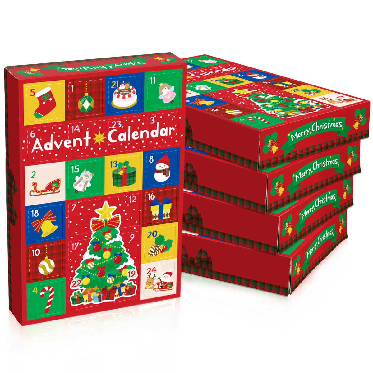 24-Grid Christmas Blind Box Empty Gift Packaging