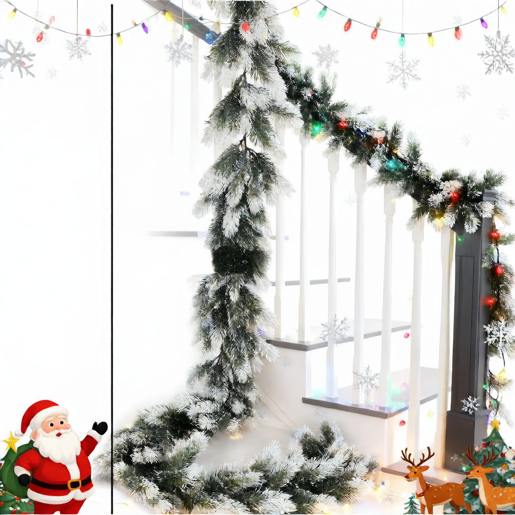 Artificial Pine Needle Garland for Christmas Decorations