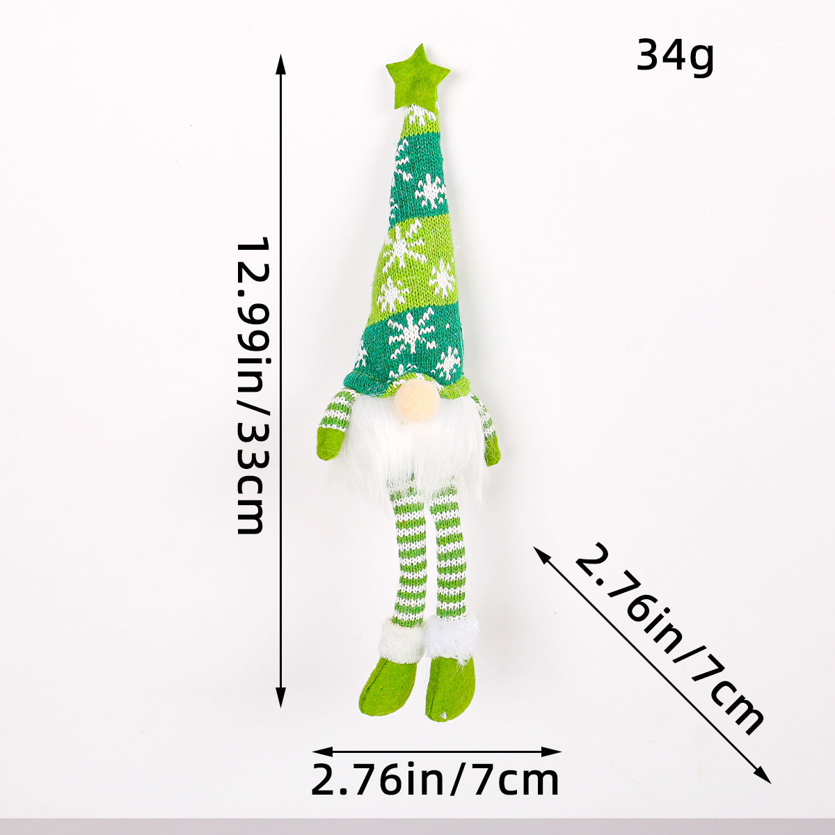 Christmas Lighted Doll Ornament
