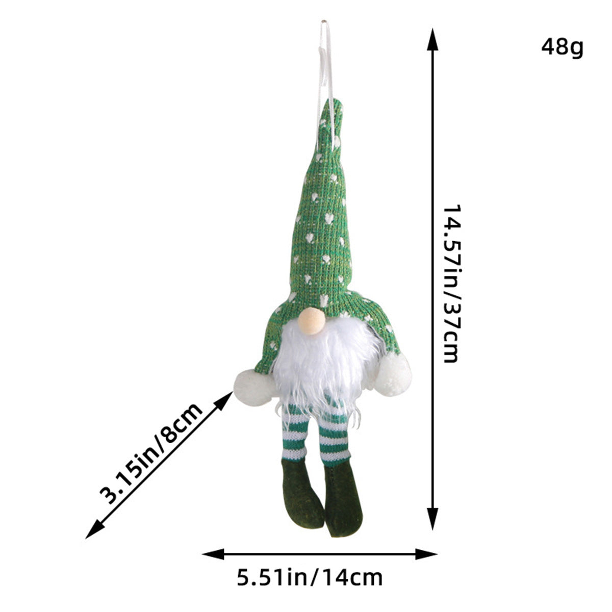Christmas Lighted Doll Ornament