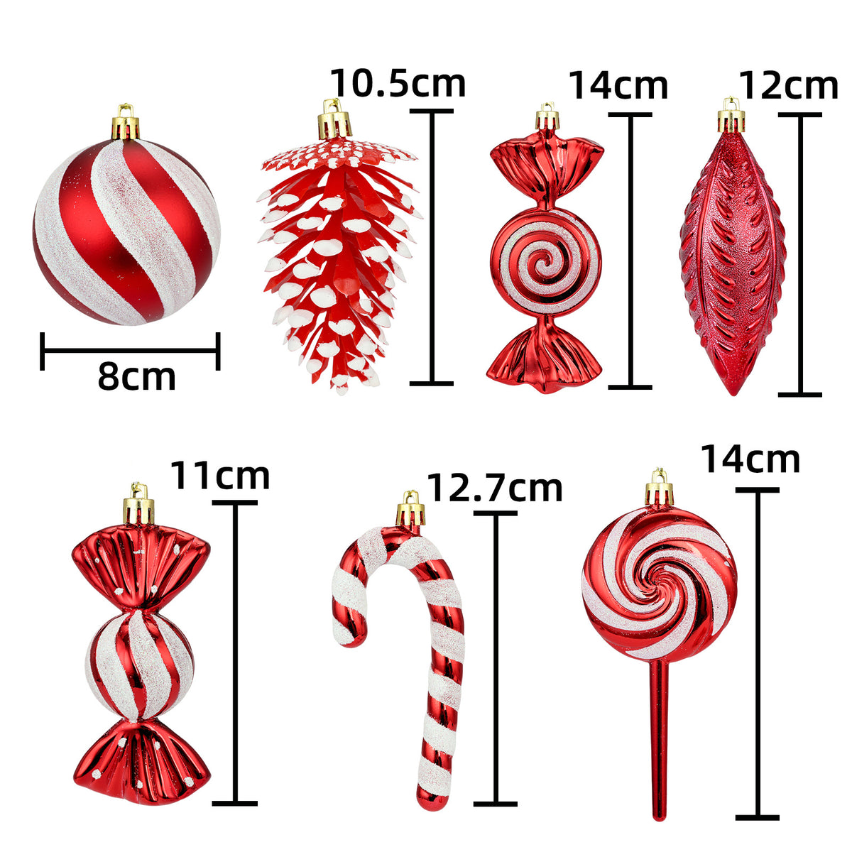 Christmas tree decoration pendant set