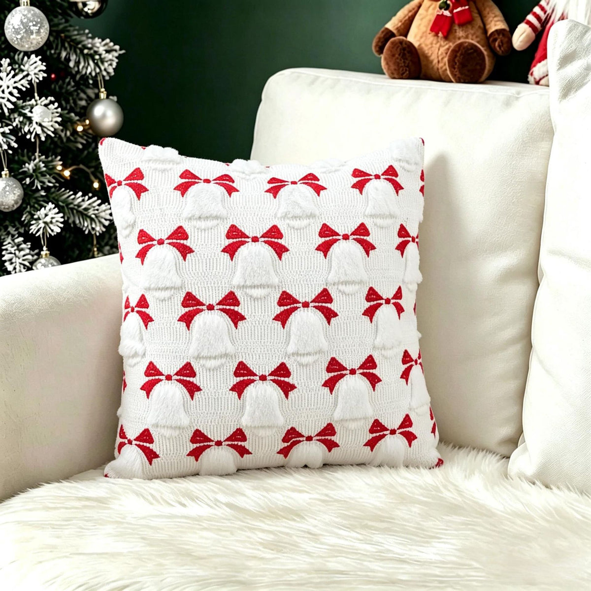Christmas Retro Cushion Cover