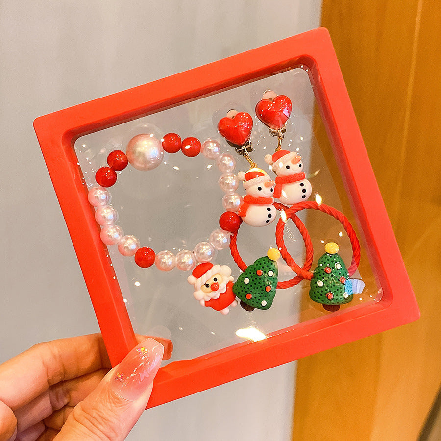Christmas Themed Childrens Bracelet Set