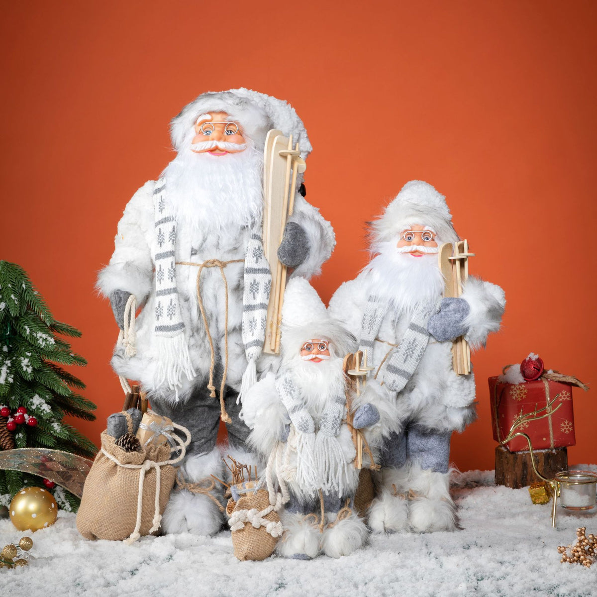Nordic-Style Santa Claus Christmas Figurine