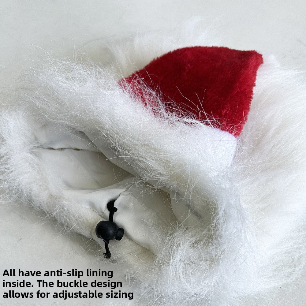 Pet Lion Christmas Hat Costume