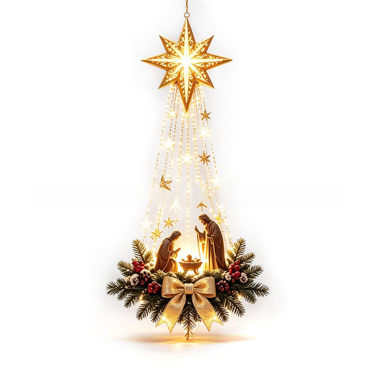 Hanging LED Christmas Light Decoration