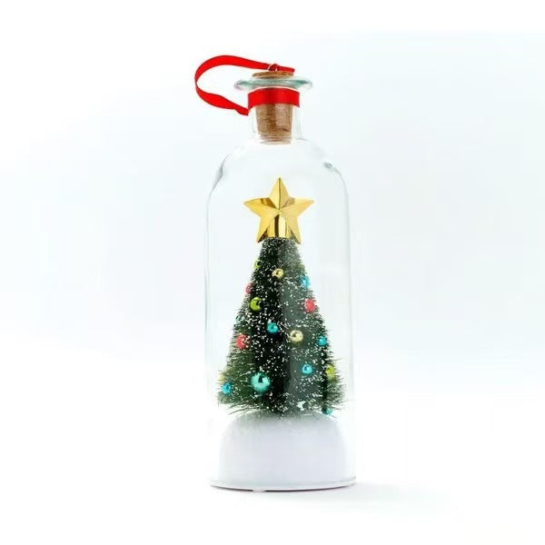 Christmas Tree Recording Message Bottle