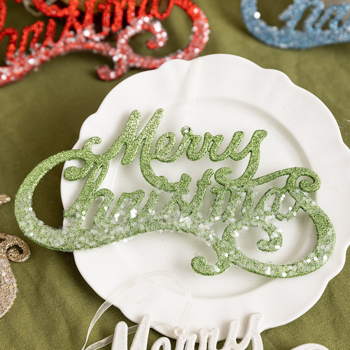 Christmas Letter Pendant DIY Hanging Decoration