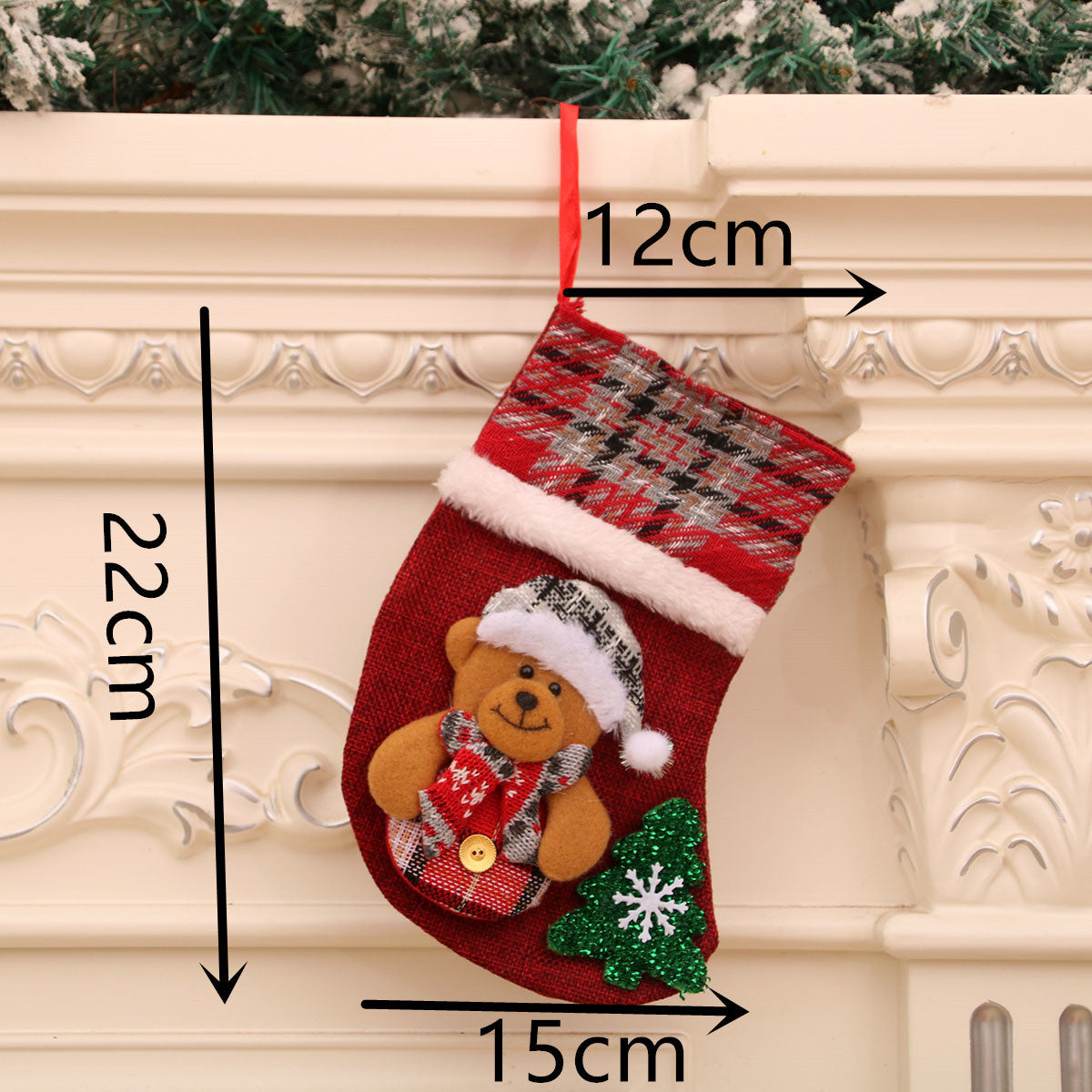 Christmas Gift Sock Hanging Bag