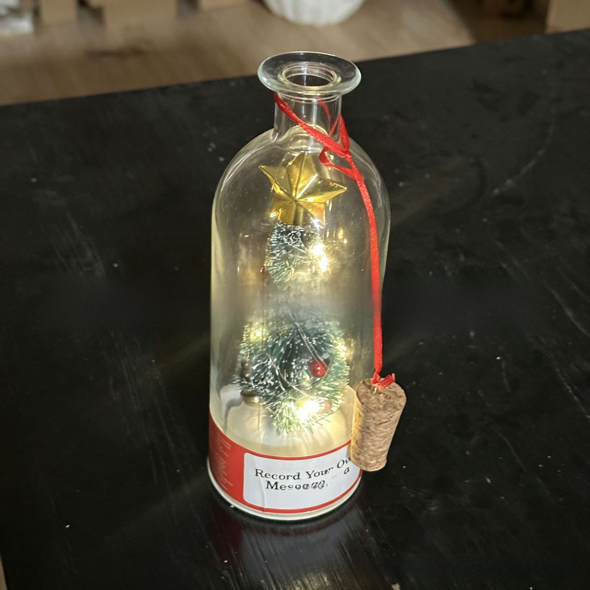 Christmas Message Bottle Ornament