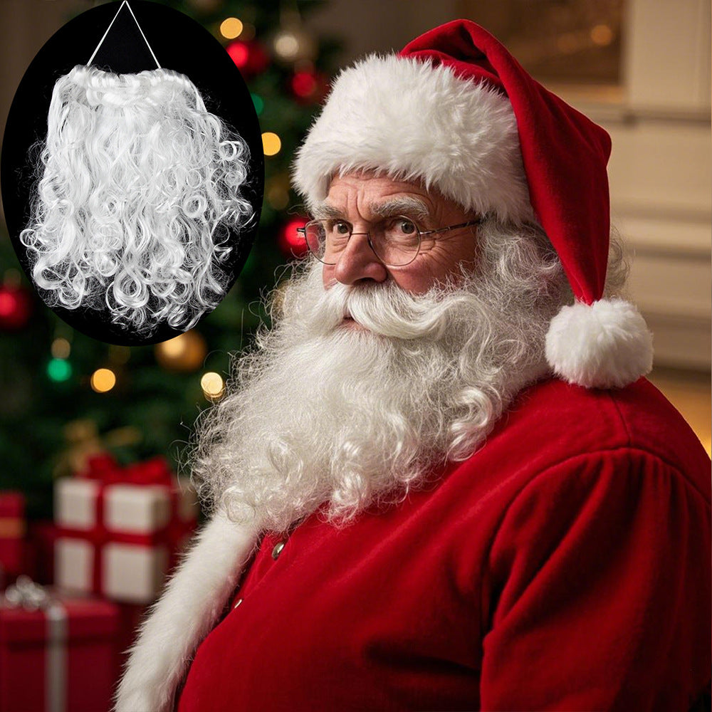 Santa Claus Beard and Hat Costume Set