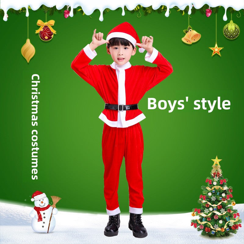 Children's Santa Claus Performance Costume