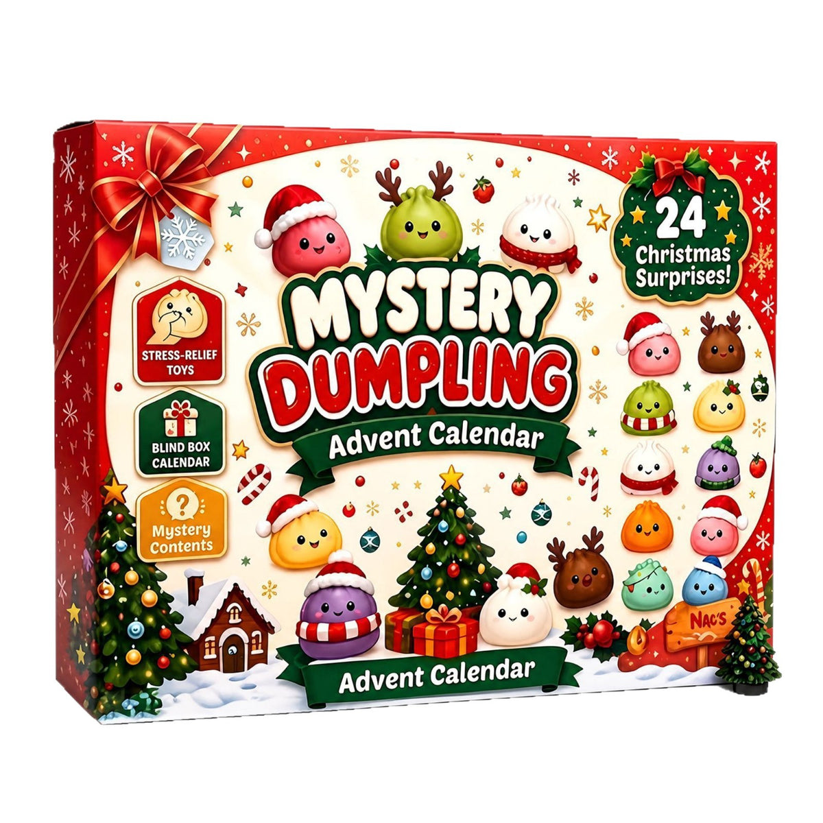 Christmas Squishy Advent Calendar Blind Box