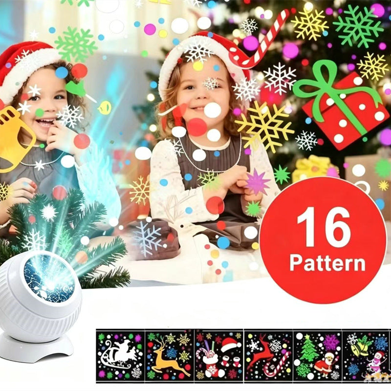 New LED Christmas projection USB Christmas projection stage lights