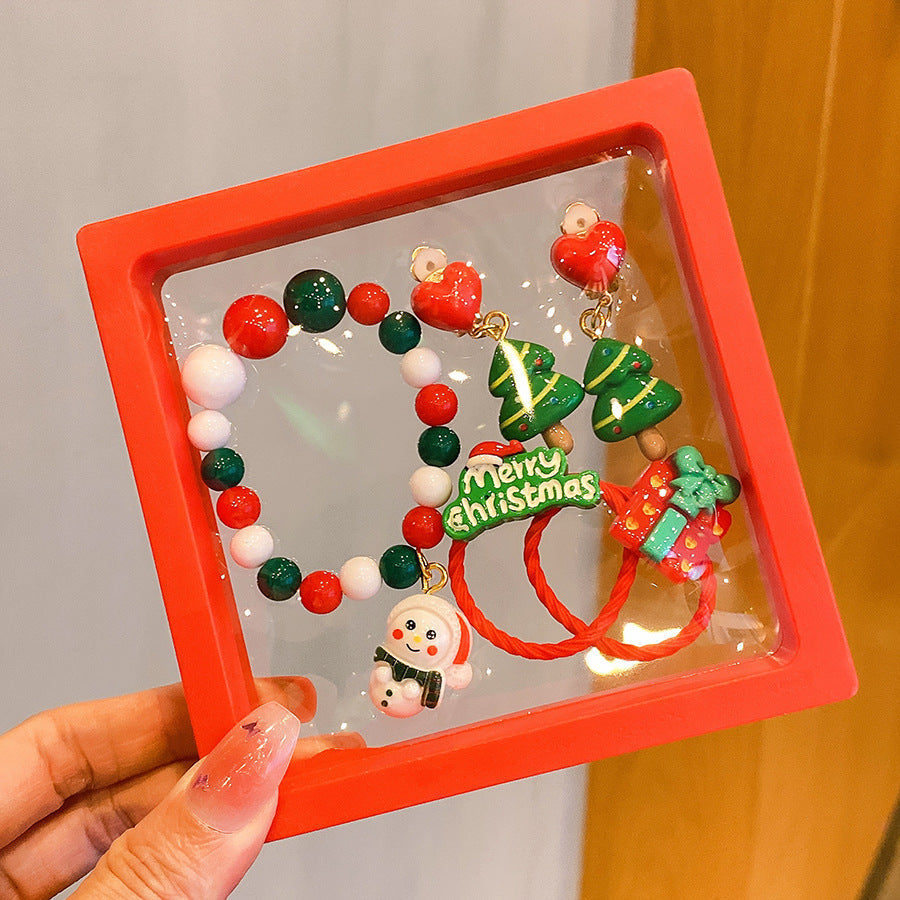 Christmas Themed Childrens Bracelet Set