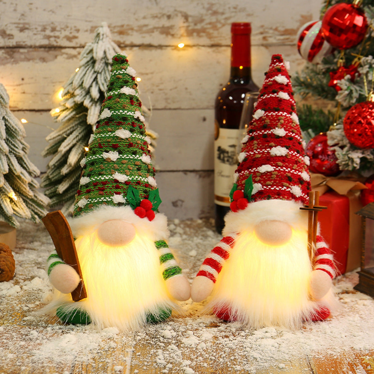 Christmas Lighted Doll Ornament