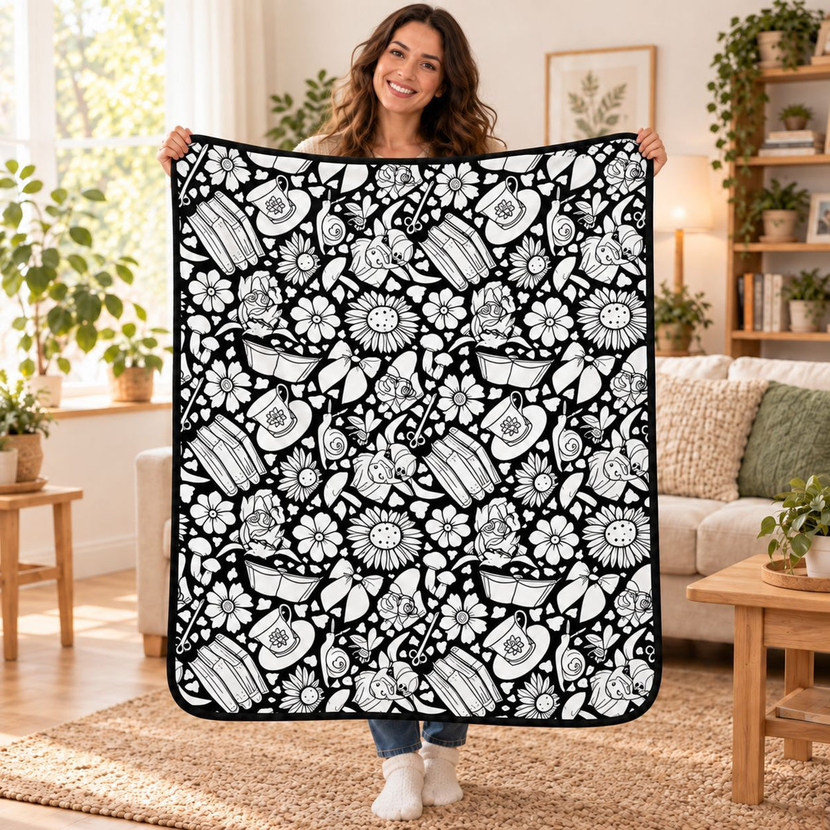 Christmas DIY Decal Blanket