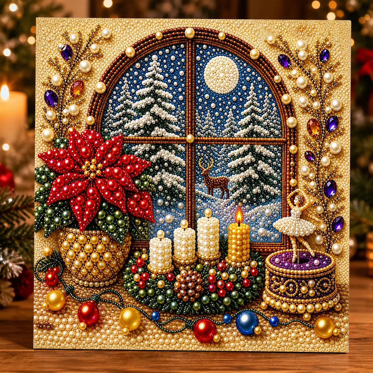 Christmas Angel Bell Diamond Painting DIY Set