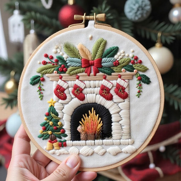 Christmas Embroidery DIY Craft Kit