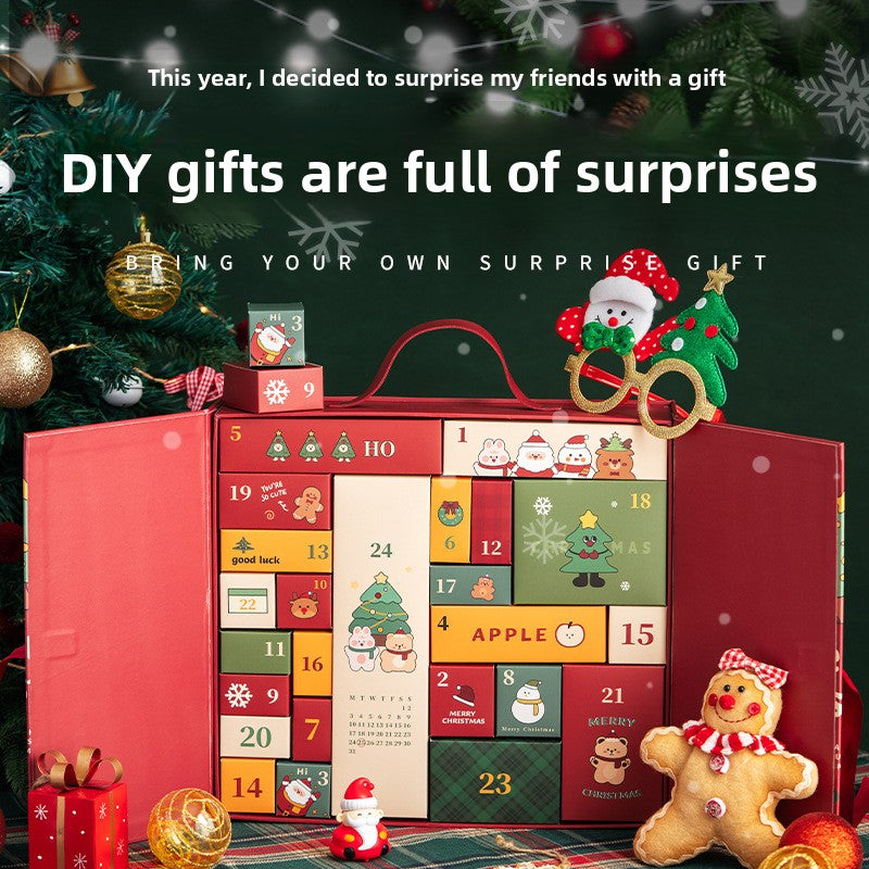 Christmas Countdown Calendar Gift Box Set