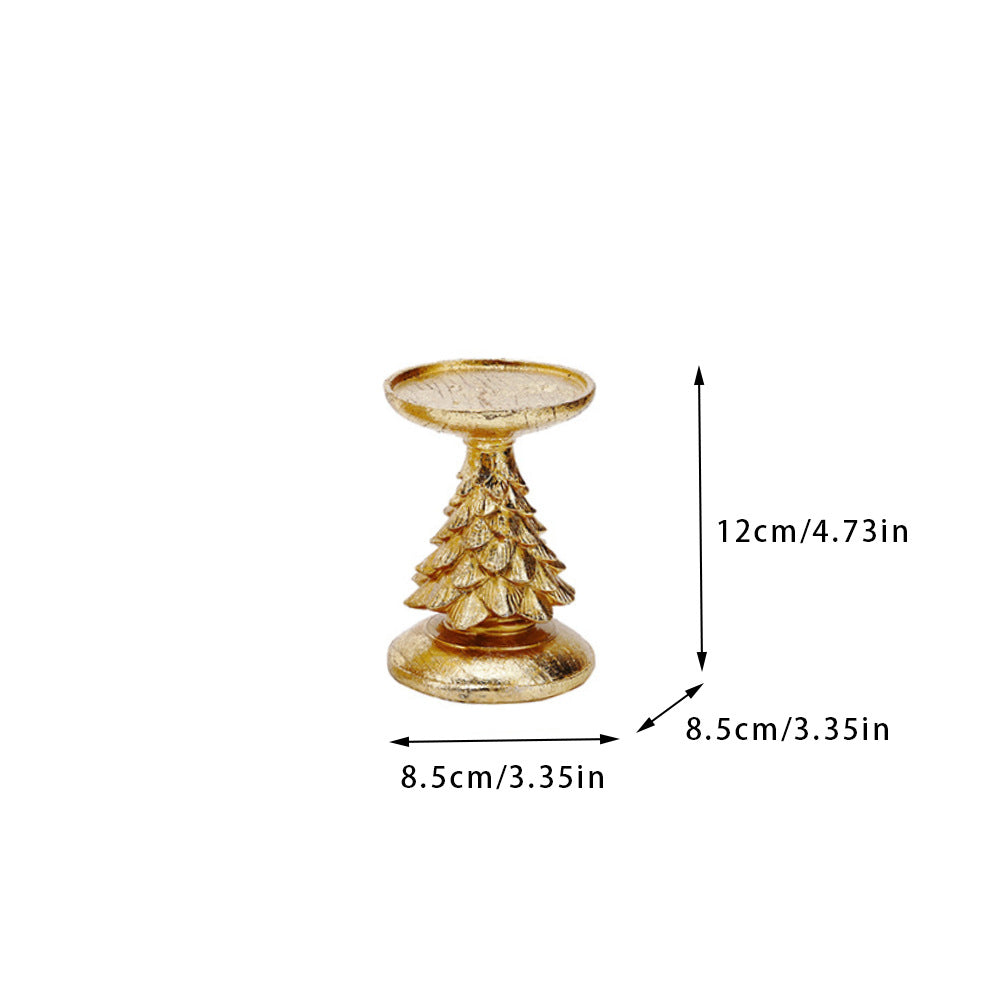 Christmas Tree Candle Holder Decor