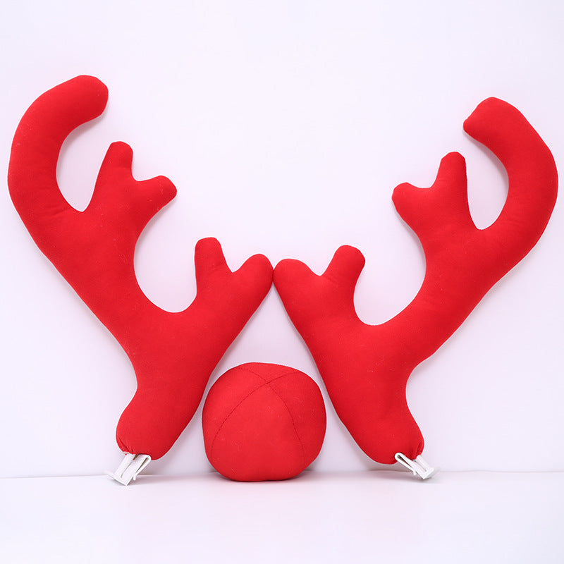 Christmas Car Antler Decoration Set for Vehicle