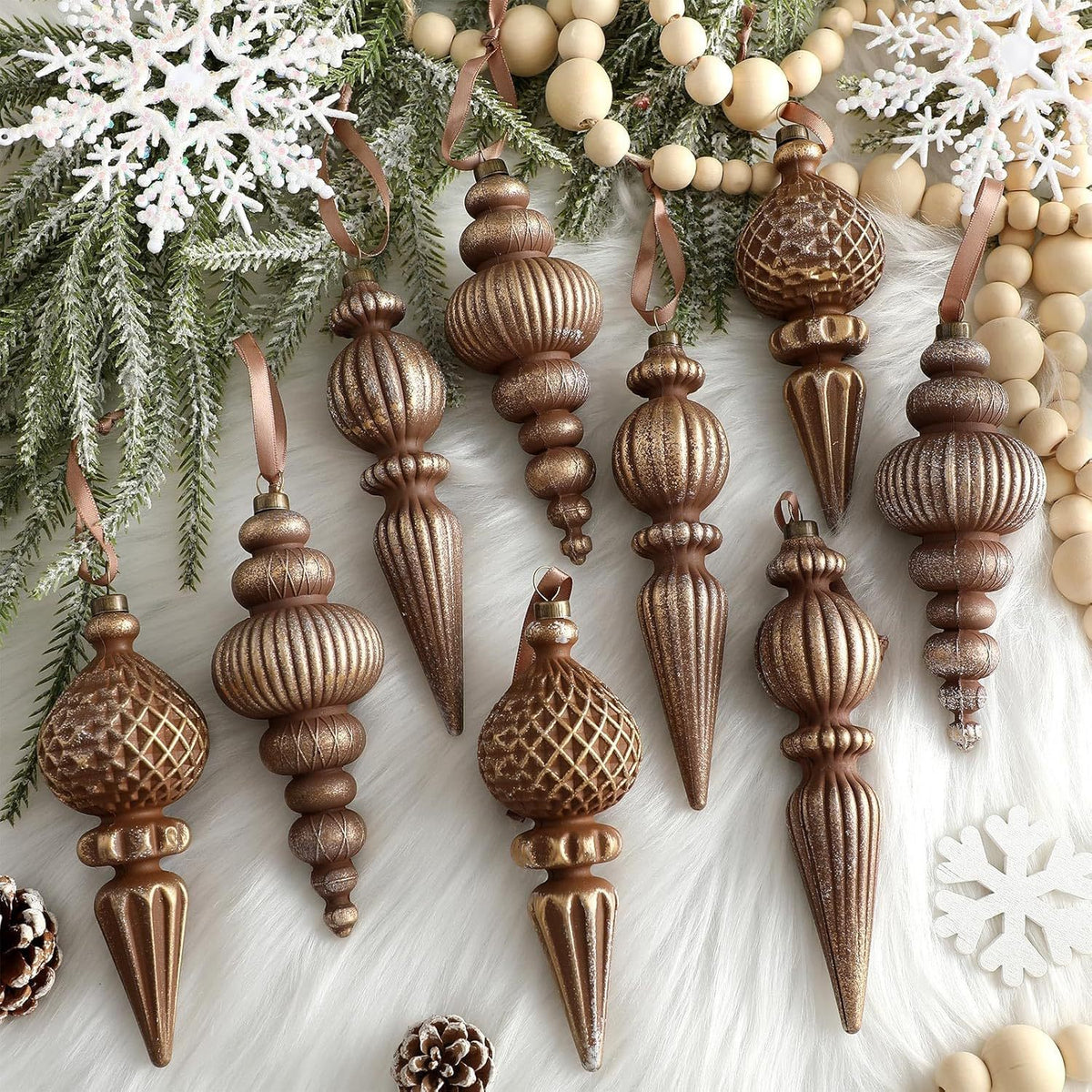 Retro Christmas Tree Decoration Balls