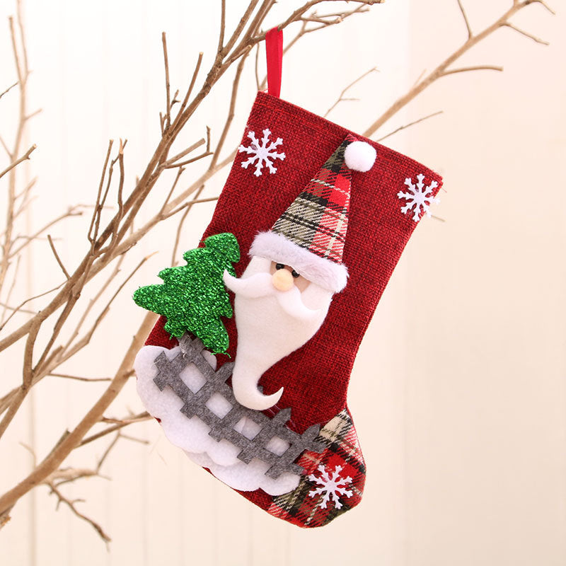 Christmas Gift Sock Hanging Bag