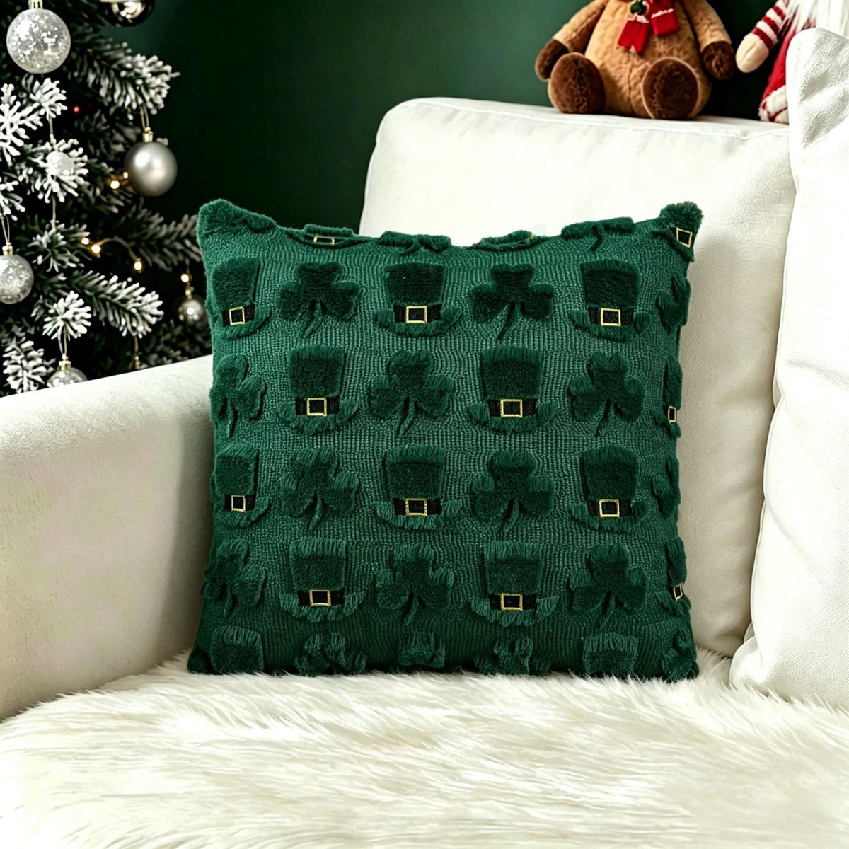 Christmas Themed Decorative Pillow Cover