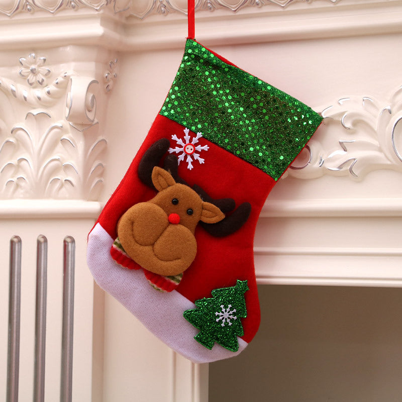 Christmas Gift Sock Hanging Bag