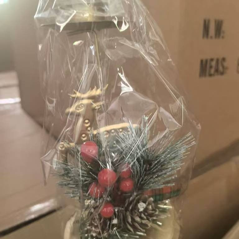 Decorative Iron Christmas Candle Holders (Snowflake/Star/Elk Design)