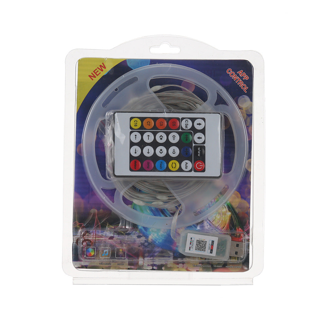 Bluetooth APP Controlled Color Changing Christmas Tree Light String