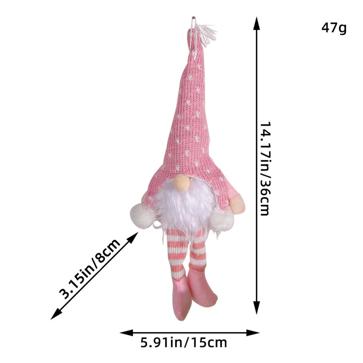Christmas Lighted Doll Ornament