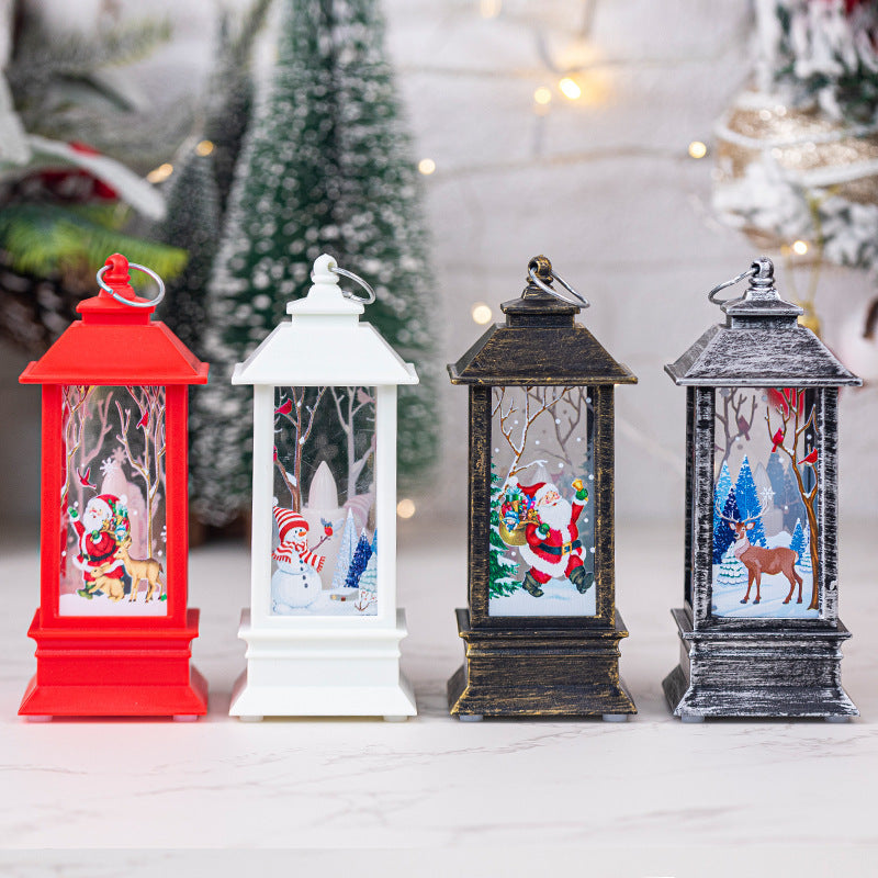LED Christmas Decorative Flame Wind Lamp