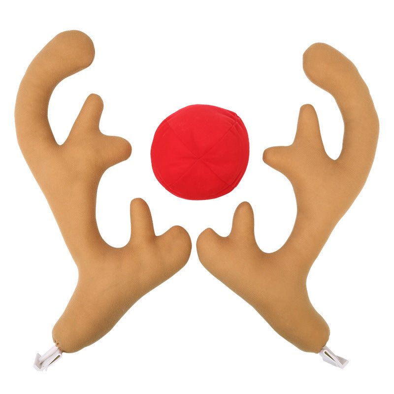 Christmas Car Antler Decoration Set for Vehicle