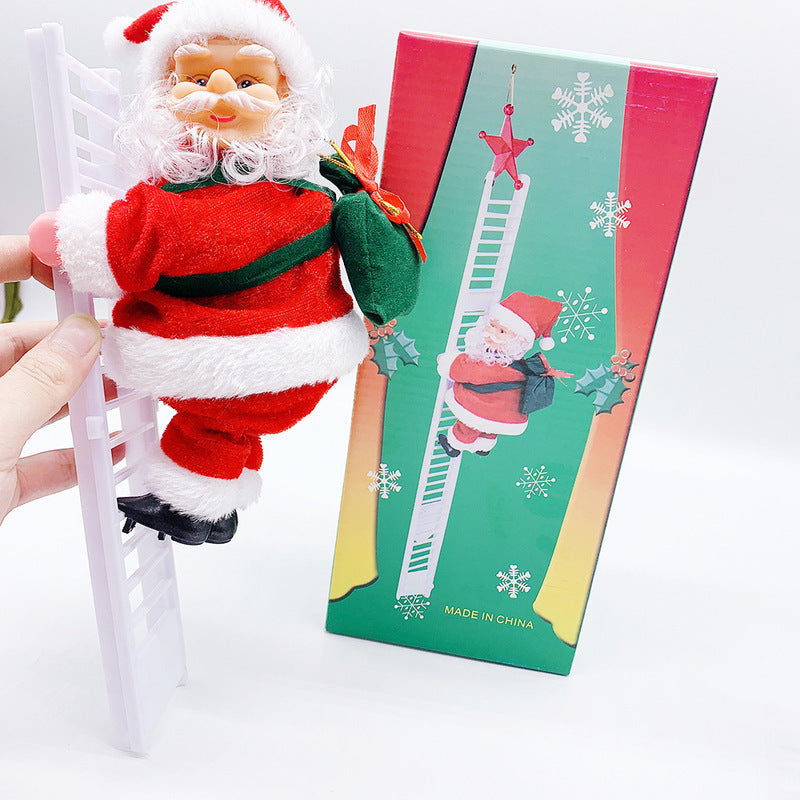 Electric Santa Claus Climbing Beads Toy