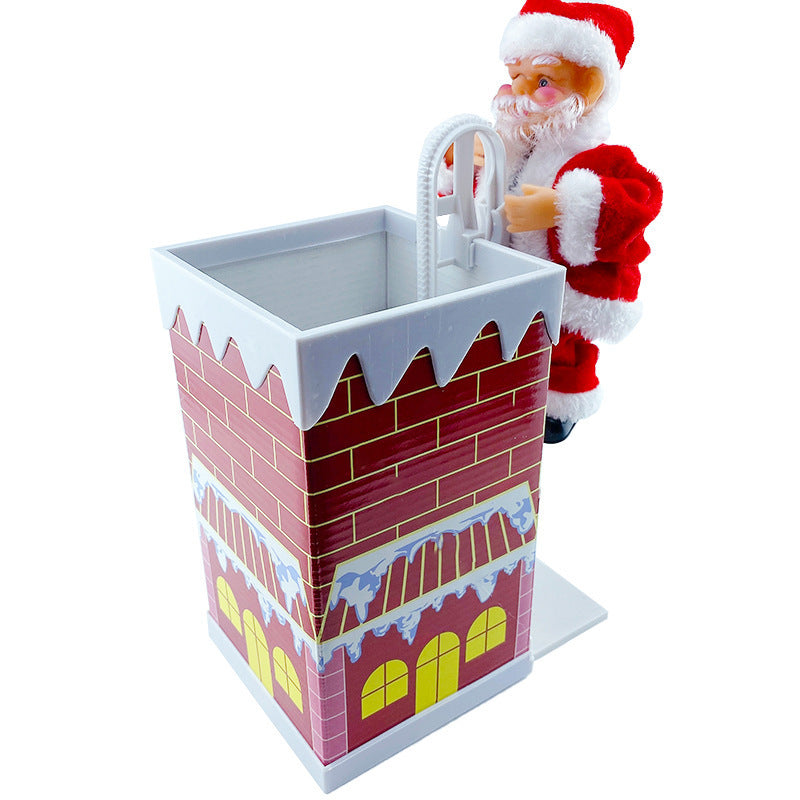 Electric Santa Claus Climbing Beads Toy